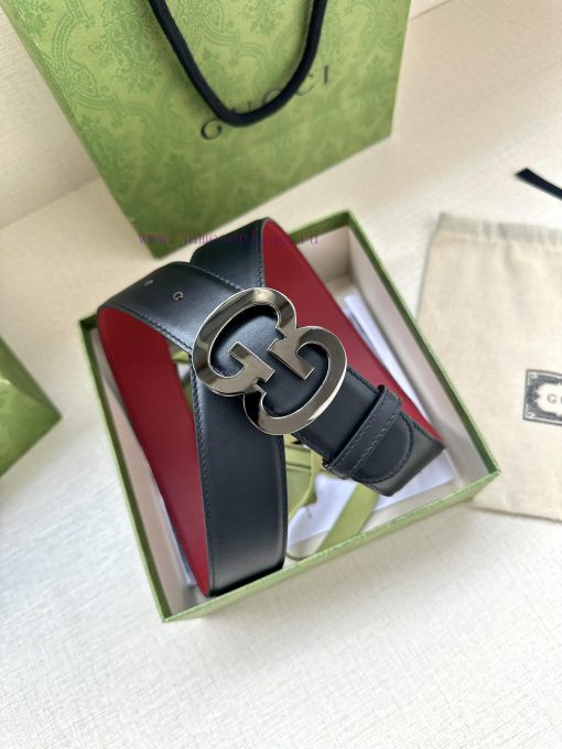 Width 4.0cm Gucci interlocking double G steel buckle, derived from modern style collection d vkmhnvgu - Image 6