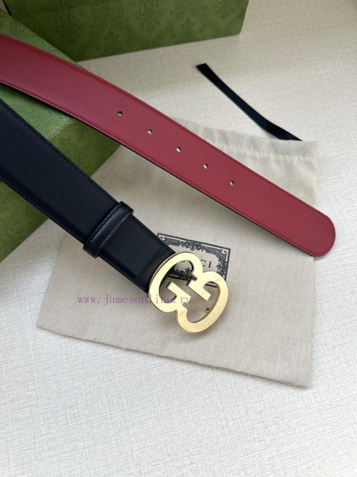 Width 4.0cm Gucci interlocking double G steel buckle, derived from modern style collection d vkmhnvgu - Image 9