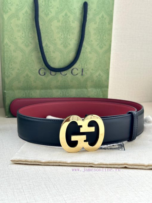 Width 4.0cm Gucci interlocking double G steel buckle, derived from modern style collection d vkmhnvgu - Image 10