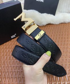 MontblancMaterial: Leather Belt with 100% Head Layer. The leather belt is guaranteed to be g k14y27e2