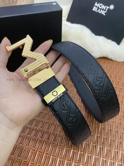 MontblancMaterial: Leather Belt with 100% Head Layer. The leather belt is guaranteed to be g rgxbq7i2 - Image 4