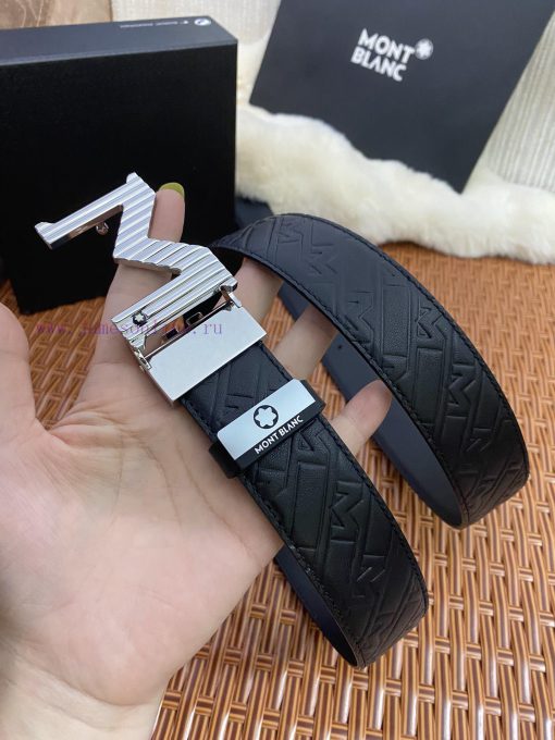 MontblancMaterial: Leather Belt with 100% Head Layer. The leather belt is guaranteed to be g 96qc5ebj - Image 3