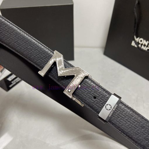 MontblancMaterial: Leather Belt with 100% Head Layer. The leather belt is guaranteed to be g tdfhbf53 - Image 5