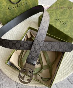 GucciGucci new style, double-sided imported original cowhide, paired with high-quality rotat c70maz0k