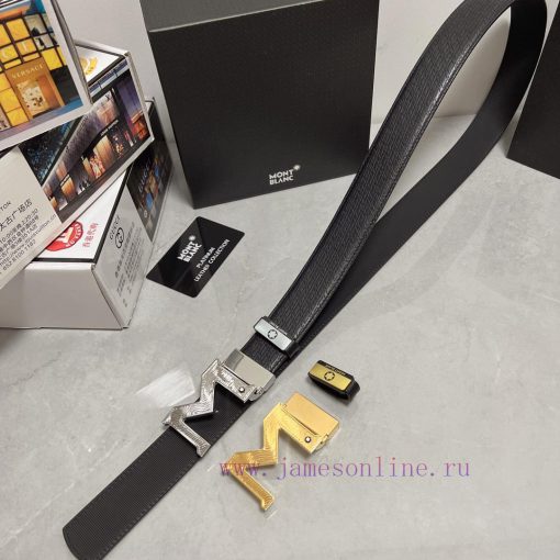MontblancMaterial: Leather Belt with 100% Head Layer. The leather belt is guaranteed to be g tdfhbf53 - Image 10