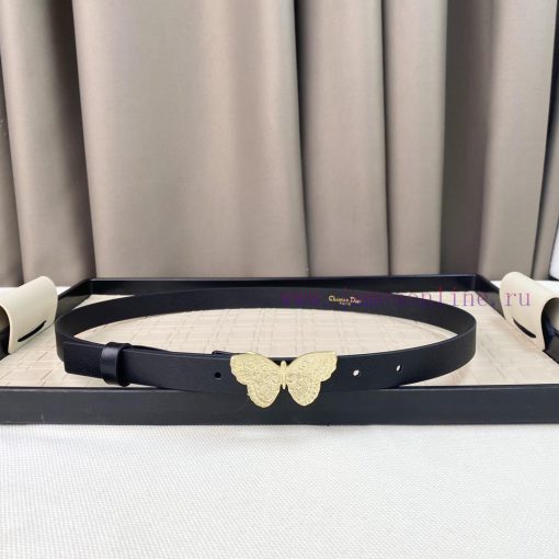 Dior 24 Early Spring New C D Buckle Brass 🦋 Cowhide belt classic forever 2.0cm m7dx5x27