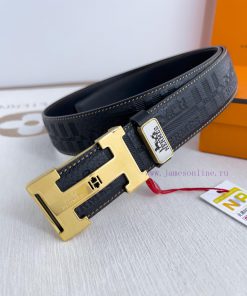 Hermes Hermes waist beltHanging buckle, classic pure steel material buckle head, double-side sfiyjc6q