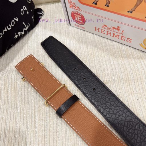 Hermes Hermès Material: Leather Belt with 100% Head Layer. The leather belt is guaranteed to mew8uazy - Image 9