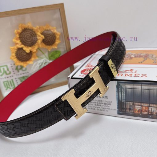 Hermes Hermès  Material: Leather Belt with 100% Head Layer. The leather belt is guaranteed t f0kkd60h - Image 8