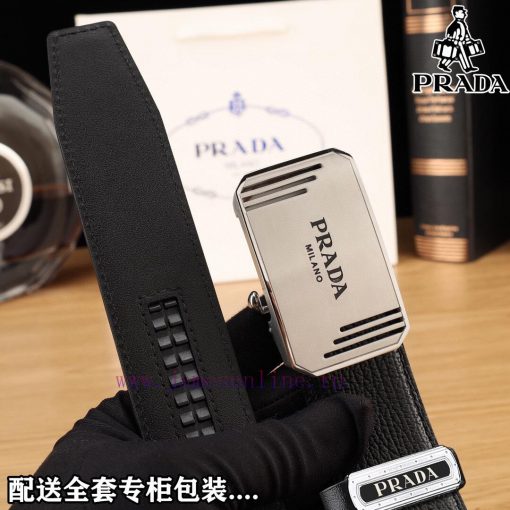 Complete setPradaBuckle material: Two tone pure steel buckleThe front of the belt is made of scrx51xx - Image 8