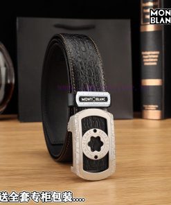 Complete setMontblancBuckle material: Two tone pure steel buckleThe front of the belt is mad lcekxikp