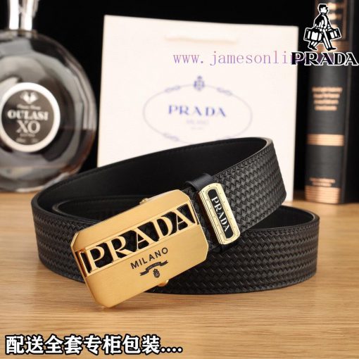 Complete setPradaBuckle material: Two tone pure steel buckleThe front of the belt is made of wtdfgyur - Image 8