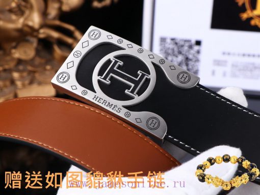 Belt Hermes Her...mes️The waistband is made of 100% cowhide, ensuring genuine leather. The 2 tswx3sgi - Image 8