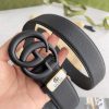 Gucci. Gucci belt,Litchi patterned leather sole, pure copper hanging buckle, classic GG buck 6le4zssh
