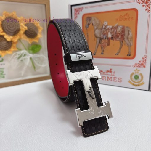 Hermes Hermès  Material: Leather Belt with 100% Head Layer. The leather belt is guaranteed t r95aki07 - Image 4