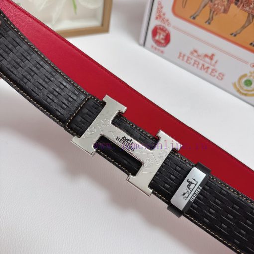 Hermes Hermès  Material: Leather Belt with 100% Head Layer. The leather belt is guaranteed t r36ukefr - Image 7