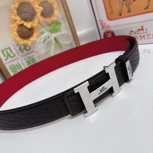Hermes Hermès  Material: Leather Belt with 100% Head Layer. The leather belt is guaranteed t r36ukefr - Image 8