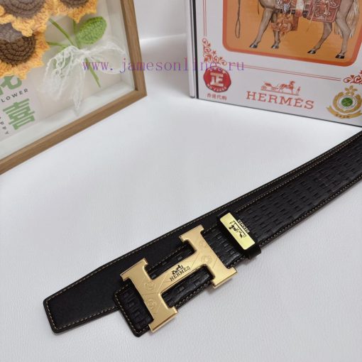 Hermes Hermès  Material: Leather Belt with 100% Head Layer. The leather belt is guaranteed t 61tv9v7x - Image 9