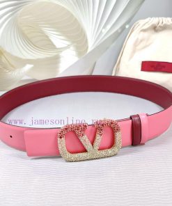 4.0cm Valentino new belt, double-sided top layer cowhide material, length 75.80.85.90.95.100 1iw2fjcc