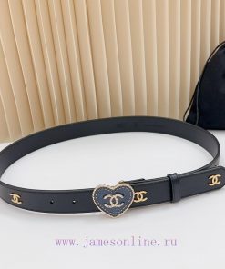 3.0cm Chanel new belt, double-sided top layer cowhide material, length. 758.80.85.90.95.100 qwdu8o8s