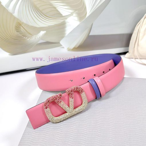 4.0cm Valentino new belt, double-sided top layer cowhide material, length 75.80.85.90.95.100 ma2gpk0s - Image 8