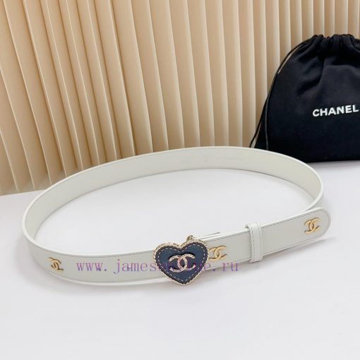3.0cm Chanel new belt, double-sided top layer cowhide material, length. 758.80.85.90.95.100 gknqqlrp - Image 2