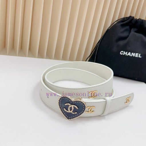 3.0cm Chanel new belt, double-sided top layer cowhide material, length. 758.80.85.90.95.100 gknqqlrp - Image 3