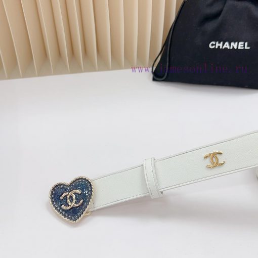 3.0cm Chanel new belt, double-sided top layer cowhide material, length. 758.80.85.90.95.100 gknqqlrp - Image 8