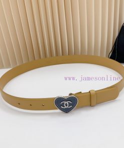 3.0cm Chanel new belt, double-sided top layer cowhide material, length. 758.80.85.90.95.100 wexo57gz