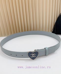 3.0cm Chanel new belt, double-sided top layer cowhide material, length. 758.80.85.90.95.100 8l6nkad4