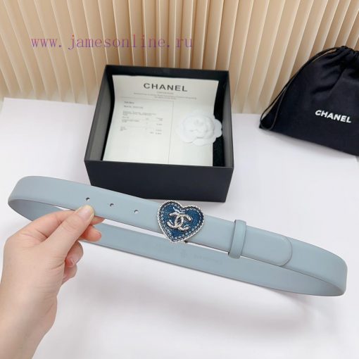 3.0cm Chanel new belt, double-sided top layer cowhide material, length. 758.80.85.90.95.100 8l6nkad4 - Image 4