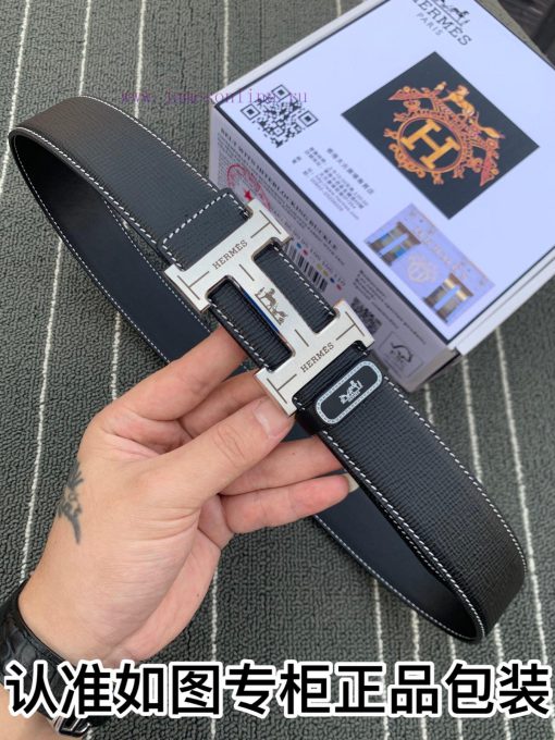 Belt Hermes Her...mes️The waistband is made of 100% cowhide, ensuring genuine leather. The 2 4j873yt5 - Image 6