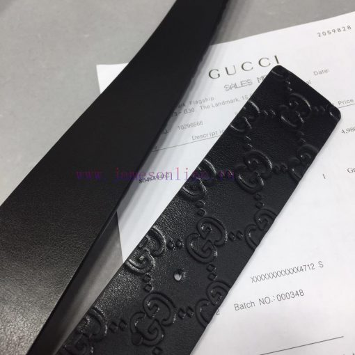 G U C C I original leather embossed lining with calf leather sole, double G premium buckle w e9sia1lw - Image 5