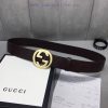 G U C C I original leather embossed lining with calf leather sole, double G premium buckle w zvhxa7cs