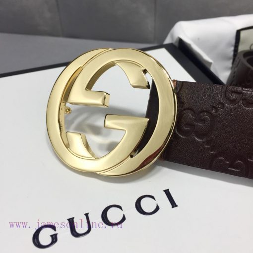 G U C C I original leather embossed lining with calf leather sole, double G premium buckle w zvhxa7cs - Image 9