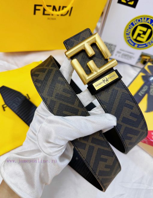 Belt FENDI Fendi ReproductionThe waistband is made of 100% imported top layer cowhide, ensur 8tkn0kqd - Image 4