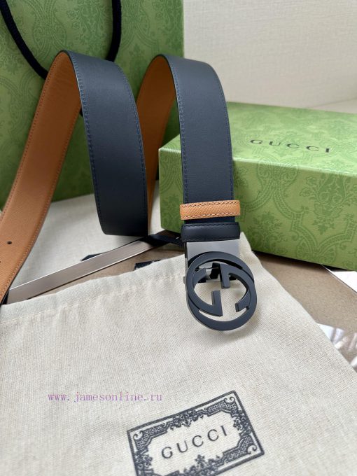 The width of the GUCCI series is 4.0cm, and the iconic double G steel buckle logo has been r au13eife - Image 7