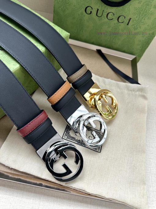 The width of the GUCCI series is 4.0cm, and the iconic double G steel buckle logo has been r au13eife - Image 8