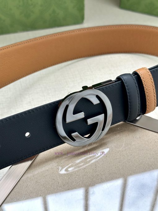 The width of the GUCCI series is 4.0cm, and the iconic double G steel buckle logo has been r qrrt6c0q - Image 3