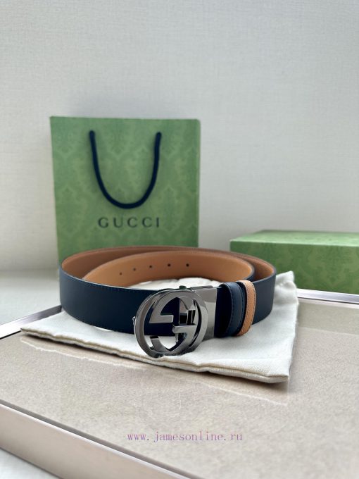 The width of the GUCCI series is 4.0cm, and the iconic double G steel buckle logo has been r qrrt6c0q - Image 4