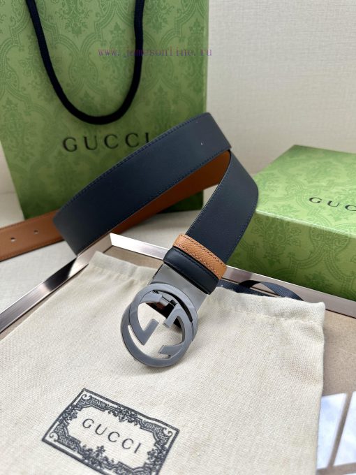 The width of the GUCCI series is 4.0cm, and the iconic double G steel buckle logo has been r qrrt6c0q - Image 7