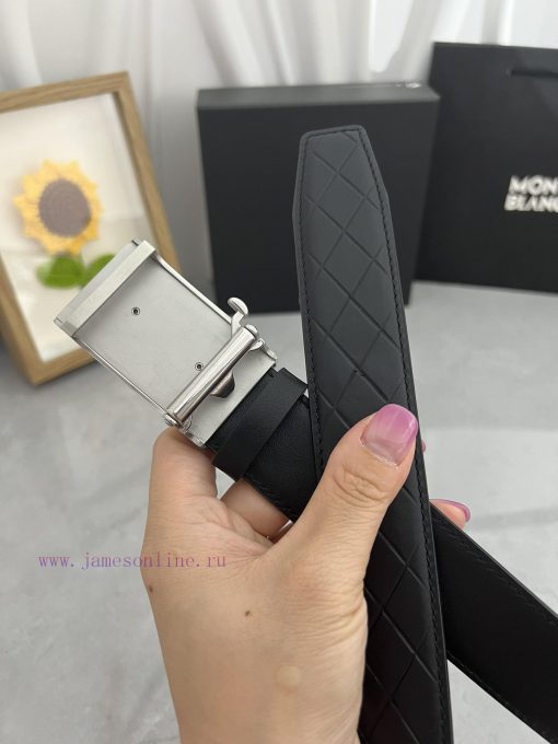 Montblanc Automatic BeltMaterial: Leather Belt with 100% Head Layer. The leather belt is gua 1p4zfclk - Image 7