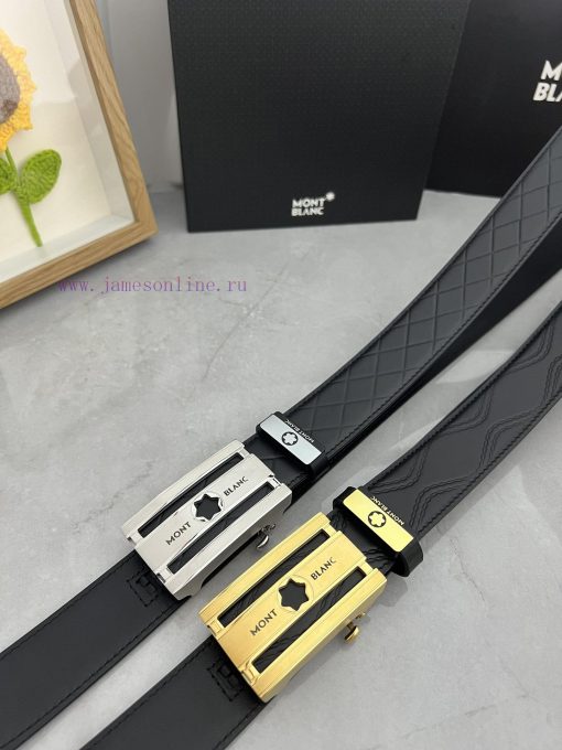Montblanc Automatic BeltMaterial: Leather Belt with 100% Head Layer. The leather belt is gua 1p4zfclk - Image 8