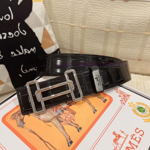 Hermes Hermès Material: Leather Belt with 100% Head Layer. The leather belt is guaranteed to h76pb6l5 - Image 3