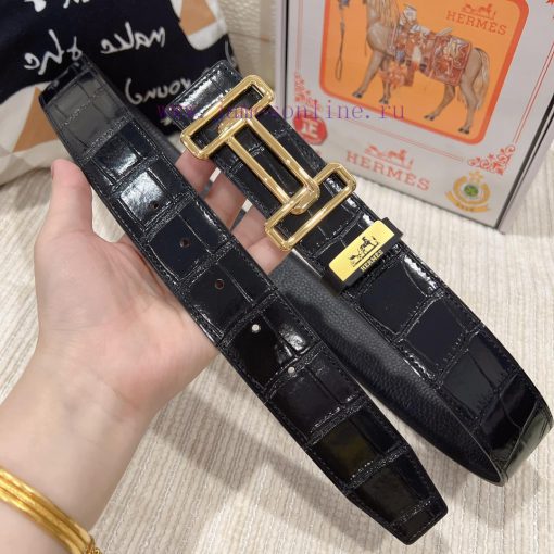 Hermes Hermès Material: Leather Belt with 100% Head Layer. The leather belt is guaranteed to h76pb6l5 - Image 8