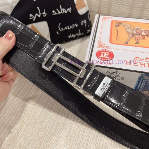 Hermes Hermès Material: Leather Belt with 100% Head Layer. The leather belt is guaranteed to w38x57vu - Image 5