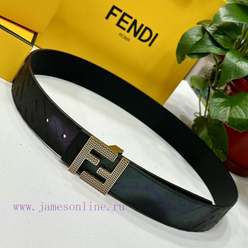 FENDL 40MM wide double-sided original calf leather with a single ruthenium palladium plated yb0mhjww - Image 4