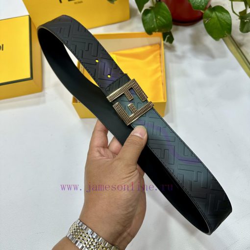 FENDL 40MM wide double-sided original calf leather with a single ruthenium palladium plated yb0mhjww - Image 7
