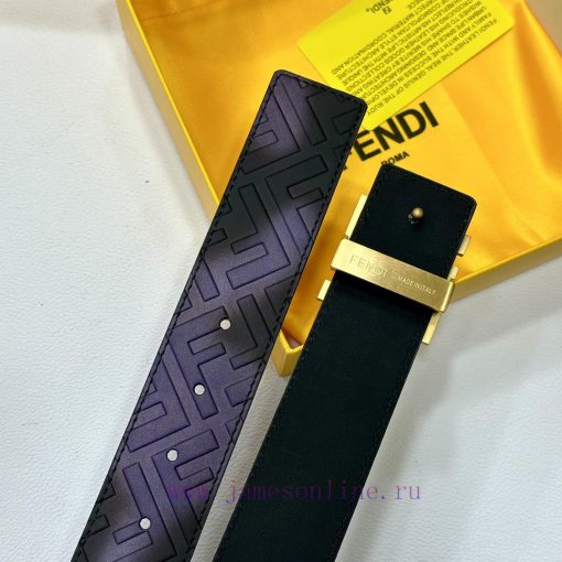 FENDL 40MM wide double-sided original calf leather with a single ruthenium palladium plated yb0mhjww - Image 9