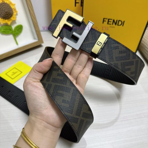 Fendi FENDIMaterial: Leather Belt with 100% Head Layer. The leather belt is guaranteed to be mdmniyya - Image 5